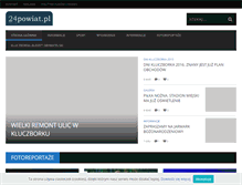 Tablet Screenshot of 24powiat.pl